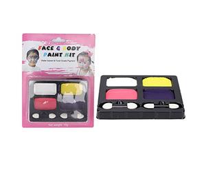 Face Paint Kit 4 Colors Food Grade Material DIY Making Safe Quick Drying 10g/0.4oz Body Painting Tool for Cosplay