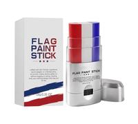 Face Paint Stick - 3 Color Holiday Body Crayons, National Sports Fan Makeup
