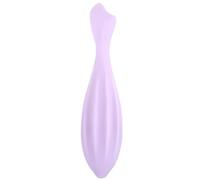Face Roller Silicone portable Flexible Washable Facial Roller Skin Skin for Women Face and Eyes Masage Soft Point Hydrating Gua Sha Facial Tools (violet)
