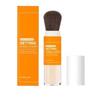 Face Setting Powder, Brightening Loose 8g, Sweat-Absorbing Mineral Formula with Skin-Friendly Hydrating Actives, Waterproof Finish for Bridal Weddings, Daily Commutes, Hot Beach Photography
