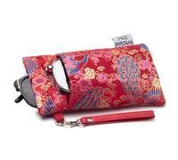 Face Shadow Étui à Lunettes Souple de Soleil pour 2 Lunettes avec Chiffon de Nettoyage, Ultra Léger et Portable pour Femme Homme