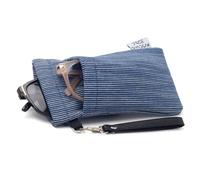 Face Shadow Étui à Lunettes Souple de Soleil pour 2 Lunettes avec Chiffon de Nettoyage, Ultra Léger et Portable pour Femme Homme