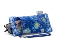 Face Shadow Étui à Lunettes Souple de Soleil pour 2 Lunettes avec Chiffon de Nettoyage, Ultra Léger et Portable pour Femme Homme