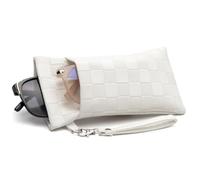 Face Shadow Étui à Lunettes Souple de Soleil pour 2 Lunettes avec Chiffon de Nettoyage, Ultra Léger et Portable pour Femme Homme