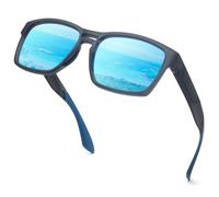 Face Shadow Lunettes de Soleil Homme Polarisées Aviateur Carrées UV400 Unisexe Rétro pour Conduite Pêche Anti Reflets Sunglasses Men Women