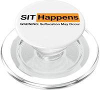 Face Sitters Sit Happens Avertissement Femdom Smother Culte Sexy PopSockets PopGrip pour MagSafe