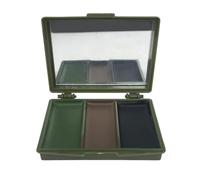 Face Tort Oil-7.4x5.8 Cm Camouflage Compact Avec Miroir | Crème De Camouflage À 3 Couleurs 40G | Couleur Du Visage Imperméable | Peinture De Corps Durable Pour La Chasse Au Cosplay Militaire En Plein