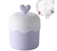 Face Wash Foam Maker - Macaron Color Foaming Facial Cleanser Tool, Heart Handle Bubble Maker, Soft Silicone Whisk, Gentle Deep Cleansing Accessory | Portable Skincare Brush For Travel, Home, Daily