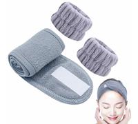 Face Washing - Microfiber Spa Facial Headband Set | Watch for Women Girls Avoid Liquid from Spilling Down Your Arms