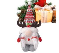 Faceless Christmas Gnome Figurines | White Beard Mini Plush Ornements, Cute Holiday Decoration Accessories for Winter Display | for Bedroom Desktop Tree Nappe Living Room Office Home Party Celebratio