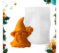 Faceless Dwarf Silicone Mold, Gnome Candle Mold, Sculpture Decor | Resin Art Plaster Ornament Dwarf Candle Soap Mold Craft Supplies for Home Decor, Garden Statues,Desktop Sculpture Decor