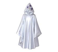 Faceless Ghost Ornament - Resin Gothic Cloak Pendant, Silver Hanging Decor,