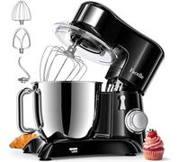 Facelle Robot Patissier, Bol 6,5L en Acier Inoxydable, 1300W Puissant, 10 Vitesses Robot Cuisine, Mixeurs, Batteurs et Robots Multifonctions