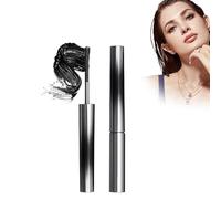 Facelove Iron Eye Mascara, Faccelove Lash Growth Mascara, 3D Curling Eyelash Iron, Long Lasting, Smudge-Proof (Black)
