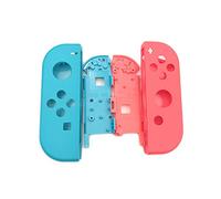 Faceplate Coque Externe + Middle Batterie Plaque Support de Remplacement pour Nintendo commutateur Joy-Con Blue+Orange Red