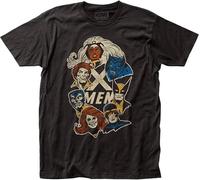 Faces Adult Fitted Jersey T Shirt Tee Black Manches Courtes(Medium)
