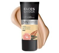 FACES CANADA All Day Hydra Matte Fond de teint 3 en 1 + hydratant + SPF 30 24 HR Aloe Hydration et vitamine C 10HR Longue tenue Couverture moyenne à élevée Ivoire absolu 012 25 ml