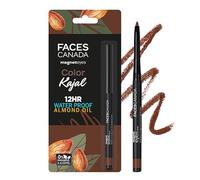 FACES CANADA Magneteyes Color Kajal - Brown Comfort 03, 0,30 g de khôl, très pigmenté, longue durée, finition mate, simple course, glisse, imperméable, anti-taches, enrichi en huile d'amande - Crayon