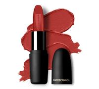 FACES CANADA Rouge à lèvres mat léger - Rouge jungle 29 (rouge), 4,5 g - Couleur à lèvres hautement pigmentée lisse One Stroke Glide hydrate et hydrate les lèvres enrichi en vitamine E, jojoba et