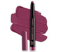 FACES CANADA Ultime Pro Hd Rouge à lèvres mat intense + apprêt - Mulberry Magic (Prune), 1,4 G 9 heures, longue durée, finition mate HD, couleur intense, léger, lisse, apprêt infusé