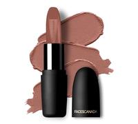 FACES CANADA Weightless Rouge à lèvres mat - Buff Nude 05 (marron), 4,5 g - Couleur à lèvres hautement pigmentée lisse One Stroke Glide hydrate et hydrate les lèvres enrichi en vitamine E, jojoba et
