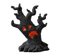 Faces d'écorce d'arbre d'halloween - Demone Statue Arbre réaliste et Spectral, extérieur troublant | Jardin de Sculptures décoratives dans la Maison déshabillée, pour Les décorations de Noël