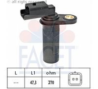 FACET 1109961 Capteur Régime Moteur