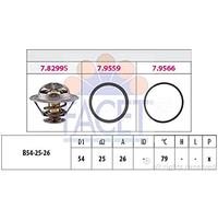 FACET 7.8299 Thermostat d'eau avec joint d'étanchéite 79°C Compatible avec RENAULT Master 2 Van FD Master 2 Camion plate-forme/Châssis ED/HD/UD, IVECO DAILY III Camion plate-forme/Châssis