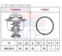 Facet Thermostat d'eau 7.8403 – 76°C avec joint d'étanchéité