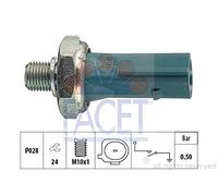 Facet Capteur de pression d'huile 7.0196 M10x1 Clé 24 mm