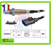 FACET Sonde lambda 06A906262BS AUDI A3 8P1 2003-2013 1.6L Hatchback