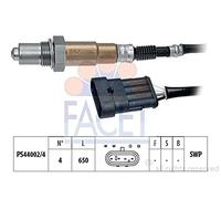 FACET Sonde lambda 10.7214 chauffé Sonde planaire Filetage prégraissé 650mm Compatible avec FIAT Punto II 3/5 portes 188 Stilo 3/5 portes 192 Multipla 186 Palio I 3/5 portes 178, 178BX, 171, 371