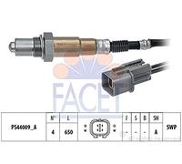 FACET Sonde lambda 10.8360 chauffé Sonde planaire Filetage prégraissé après catalyseur 650mm Compatible avec HYUNDAI i10 PA, KIA PICANTO TA