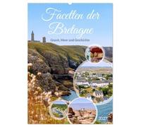 Facetten der Bretagne. Granit, Meer und Geschichte (Wandkalender 2027 DIN A2 hoch), CALVENDO Monatskalender: Entdecken Sie die schönsten Seiten der Bretagne.