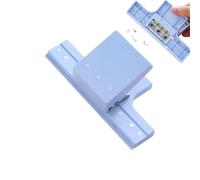 Fach Locher - Lochzange Für 3 Loch | Robust Manueller Schneider, Mit Briefmarken Stanzfunktion Und Für Dokumente - Fürr Notizbuch Fotos Tickets Bastelarbeiten Büro Unterricht Scrapbooking