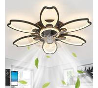 Fachae 118w Ventilateur de Plafond avec LumièRe et Telecommande Salon