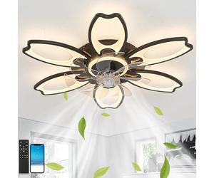 Fachae 118w Ventilateur de Plafond avec LumièRe et Telecommande Salon