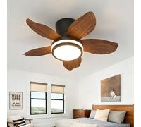 Fachae Ventilateur de Plafond Moderne 65/88 cm,Lumière LED et Télécommande,Moteur DC Silencieux Réversible,Plafonnier Ventilateur 6 Vitesses,3 Couleurs de Lumière Dimmables pour Chambre et Cuisine