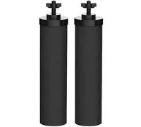 FACHIOO Lot de 2 filtres à eau certifiés NSF/ANSI 375, remplacement pour éléments de purification noirs Berkey BB9-2 et système de filtre par gravité Berkey