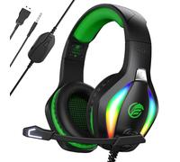 Fachixy FC100 Casque de Jeu pour PS4, PS5, PC, Xbox, Switch, Casque de Jeu avec Micro, Casque antibruit avec Prise Jack 3,5 mm