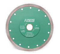 FACHLICH Disque à Tronçonner Diamant 175mm avec X Maille Turbo Lame de diamant pour Tuile Marbre Granit Céramique