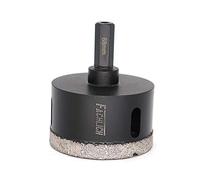 FACHLICH Forets Diamant Scie Cloche Carrelage 68mm Trépans de Forage avec tige Hexagonale pour Perçage à sec en Porcelaine Carrelage Granit Marbre