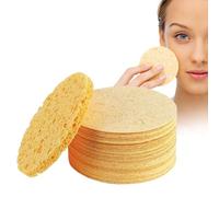 Facial Cleansing Sponge - exfolition Pad, Face Scrubber 30pcs Compressed | Gentle Oil Control Skin Care Pads | Ideal for Oily Sensitive Dry Combination Daily Skincare Routine Home Travel