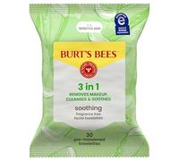 Burt's Bees – Lingettes nettoyantes visage peaux sensibles – 30 lingettes – Unisexe