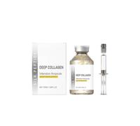 Facial Elasticity Serum Ampoule Kit (Accessories Included), 50ml | Silk Peptide Deep Collagen Ampoule Serum, Moisturizing Anti-Aging & Facial Reshaping Treatment for Youthful Skin