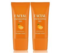 Facial EXFOliating GEl,Purifying ExfoliaTING Gels,Orange ExfoLIAting Whitening SCrubs, Exfoliatings GEL ScRUB, Deep Cleansing Moisturizing Scrub (2 pcs)