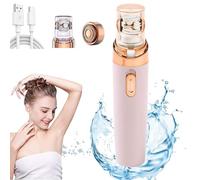 Facial Hair Remover for Women, 2026 Portable Electric Epibella Facial Epilator with LED Light, Painless Lady Shavers for Face,Body, Legs, Bikini (Pink,Rechargeable*1)