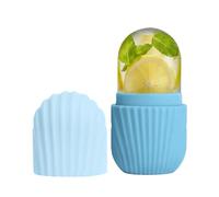 Facial Ice Roller - Gentle Silicone Portable Ergonomic Use | Eye Skin Firming Roller All Skin Types, After-Sun Care Smooth Look, Home Travel Salon Business Trip