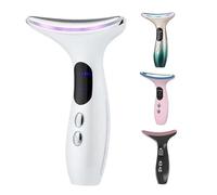 Facial Neck Massager, EMS Microcurrent Device, LED Photon Remedy Tool, Skin Rejuvenation Technology, Soothing Vibration Mode, Face And Neck, Anti-Aging Care, Home Spa Use, 5,3 x 3,6 x 2 in