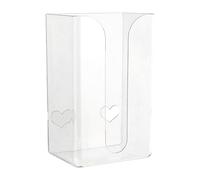 Facial Tissue Box Holder for Wall - Nail Free Rectangular Case, Adhesive Mounted Dispenser Cover, Space Saving Paper Storage Solution, Home Organizer Accessory | Easy Install Rack Bathroom,